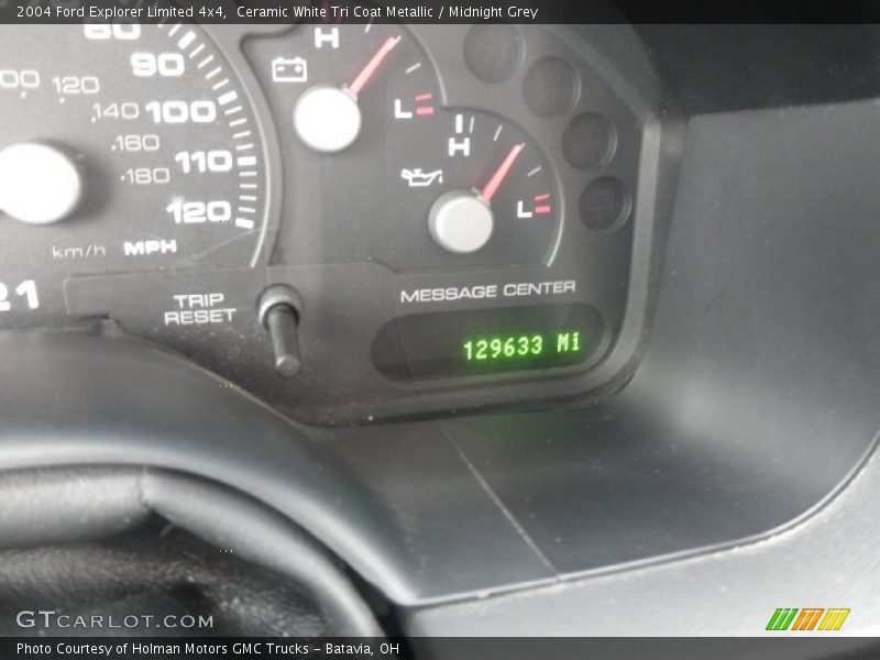 Ceramic White Tri Coat Metallic / Midnight Grey 2004 Ford Explorer Limited 4x4