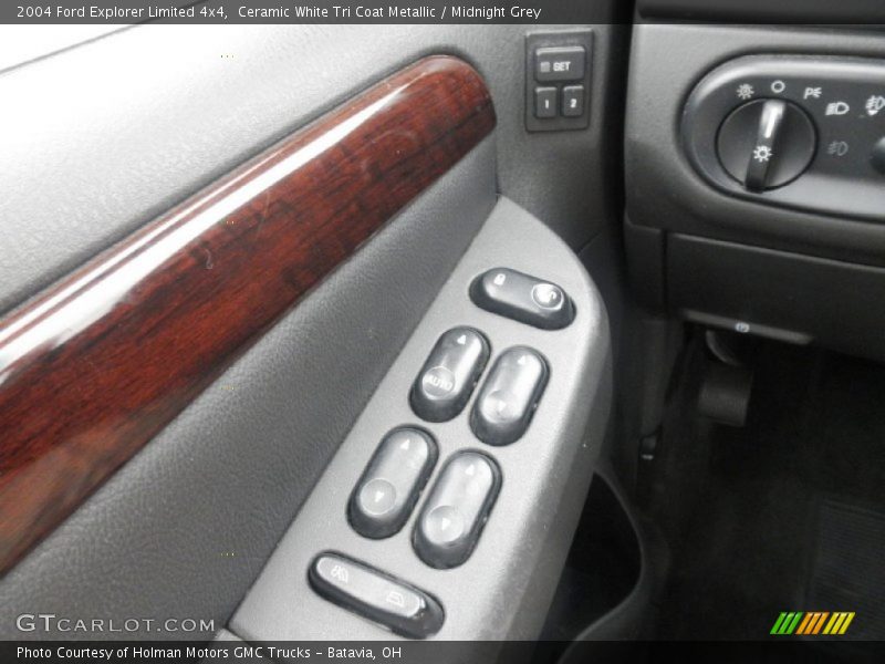 Ceramic White Tri Coat Metallic / Midnight Grey 2004 Ford Explorer Limited 4x4
