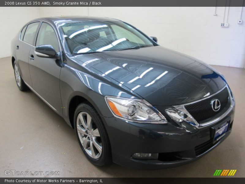 Smoky Granite Mica / Black 2008 Lexus GS 350 AWD