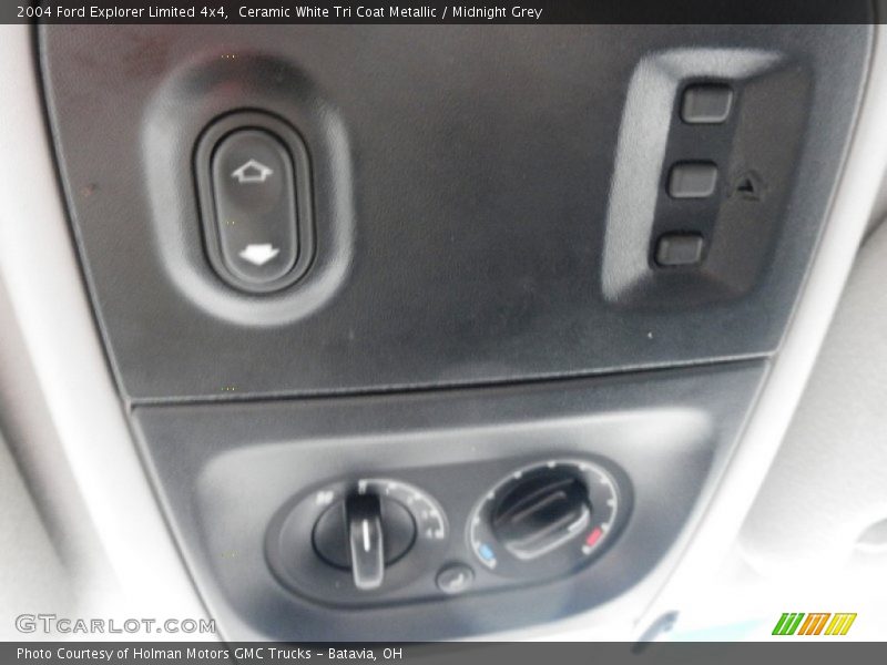 Ceramic White Tri Coat Metallic / Midnight Grey 2004 Ford Explorer Limited 4x4