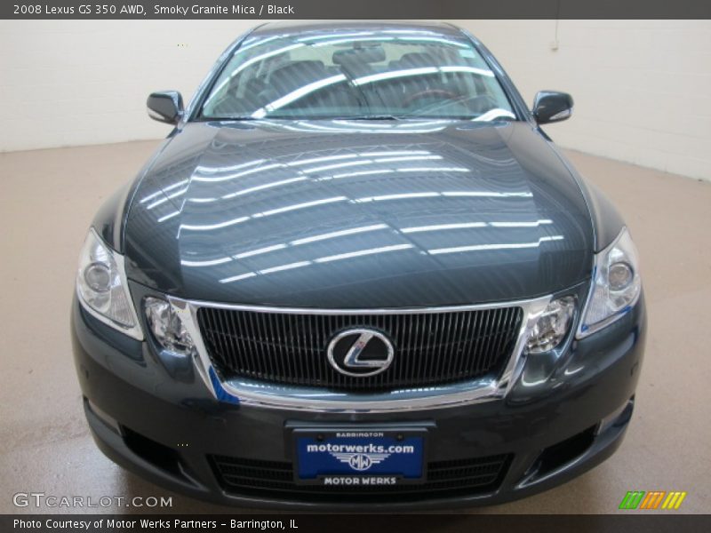 Smoky Granite Mica / Black 2008 Lexus GS 350 AWD