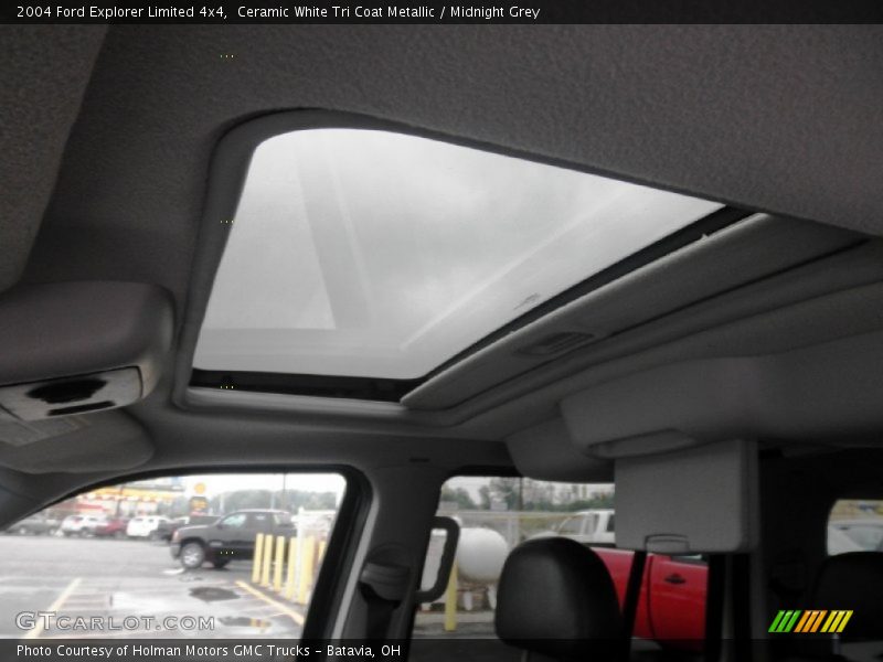 Ceramic White Tri Coat Metallic / Midnight Grey 2004 Ford Explorer Limited 4x4