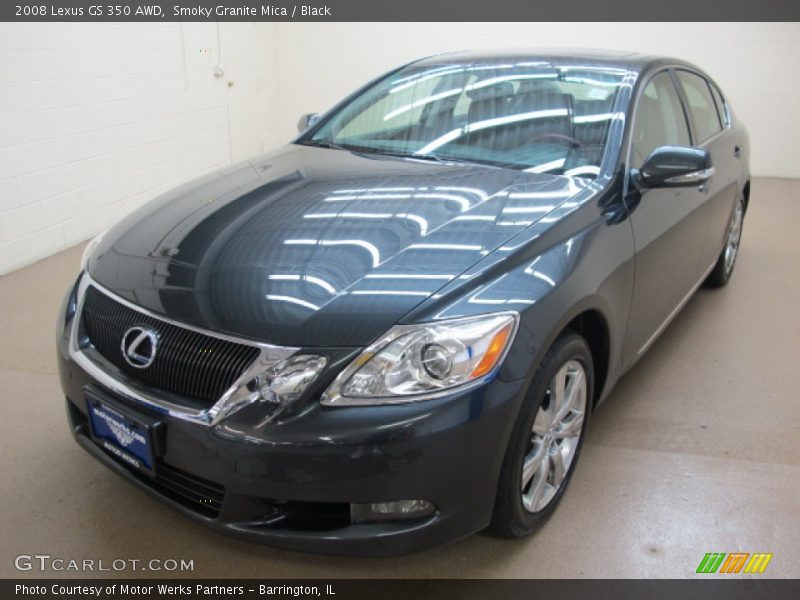 Smoky Granite Mica / Black 2008 Lexus GS 350 AWD