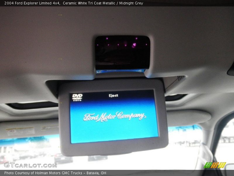 Ceramic White Tri Coat Metallic / Midnight Grey 2004 Ford Explorer Limited 4x4