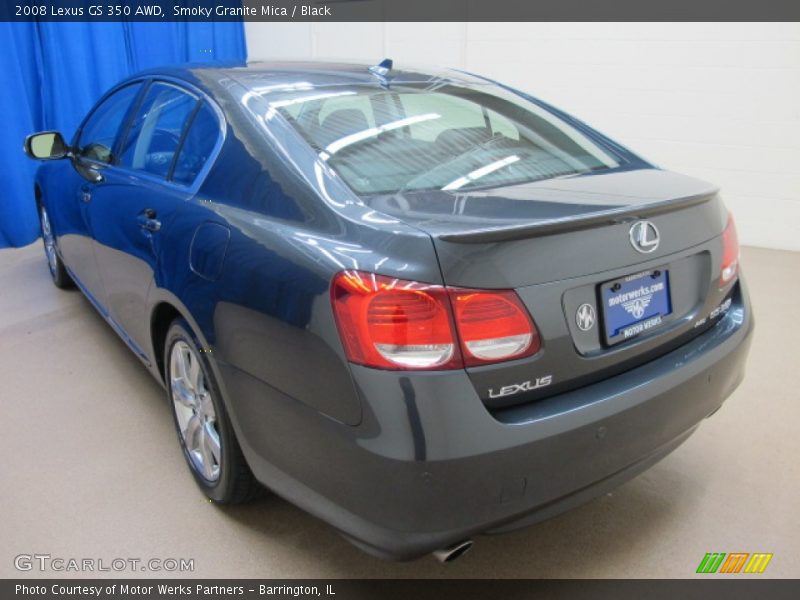 Smoky Granite Mica / Black 2008 Lexus GS 350 AWD