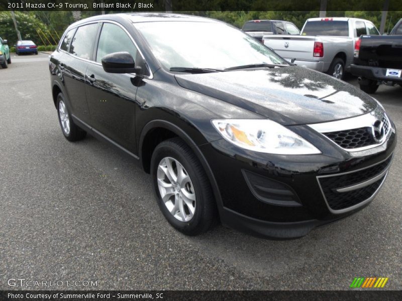 Brilliant Black / Black 2011 Mazda CX-9 Touring