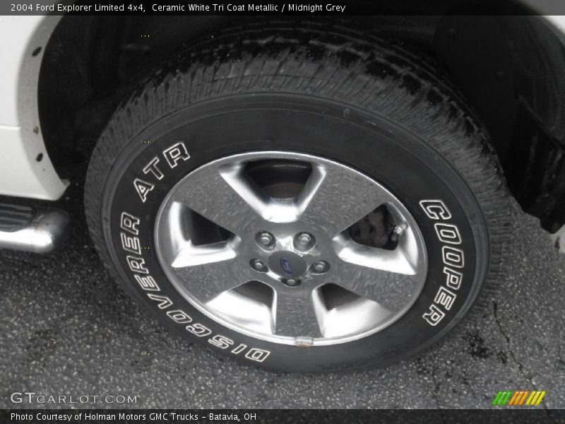 Ceramic White Tri Coat Metallic / Midnight Grey 2004 Ford Explorer Limited 4x4