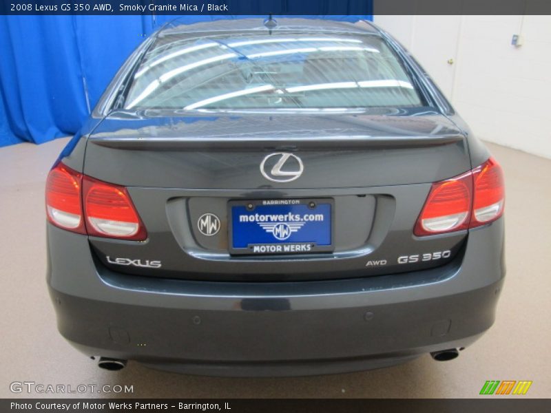 Smoky Granite Mica / Black 2008 Lexus GS 350 AWD