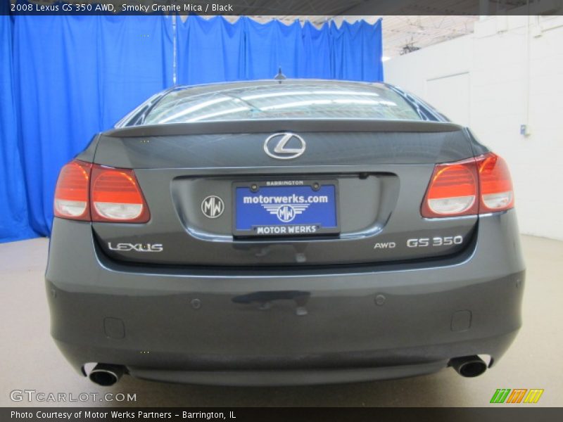Smoky Granite Mica / Black 2008 Lexus GS 350 AWD