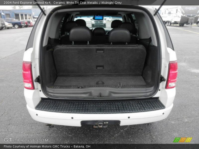 Ceramic White Tri Coat Metallic / Midnight Grey 2004 Ford Explorer Limited 4x4