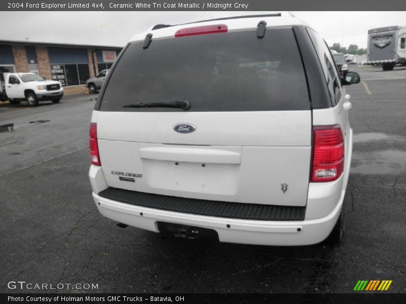 Ceramic White Tri Coat Metallic / Midnight Grey 2004 Ford Explorer Limited 4x4