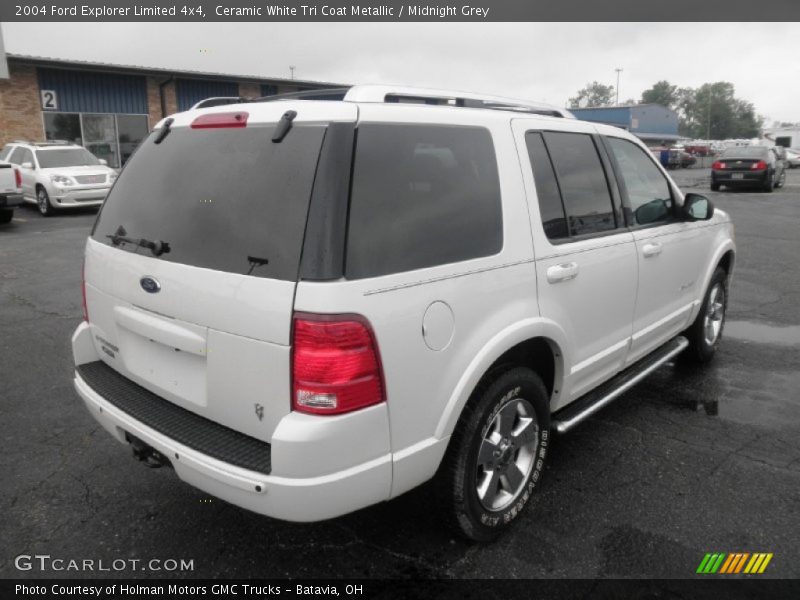 Ceramic White Tri Coat Metallic / Midnight Grey 2004 Ford Explorer Limited 4x4