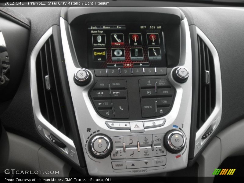 Steel Gray Metallic / Light Titanium 2012 GMC Terrain SLE
