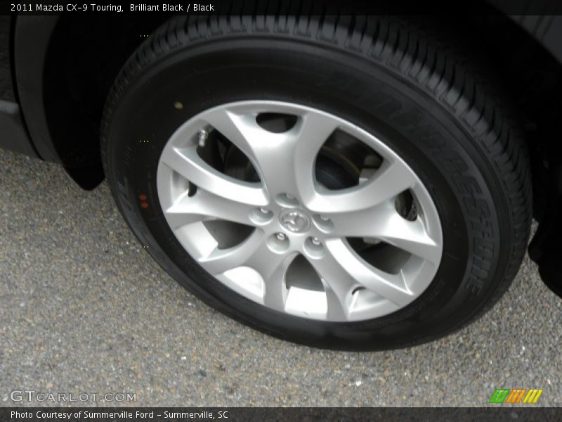 Brilliant Black / Black 2011 Mazda CX-9 Touring
