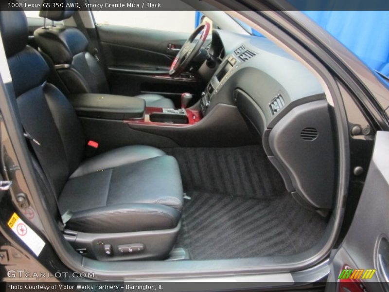 Smoky Granite Mica / Black 2008 Lexus GS 350 AWD