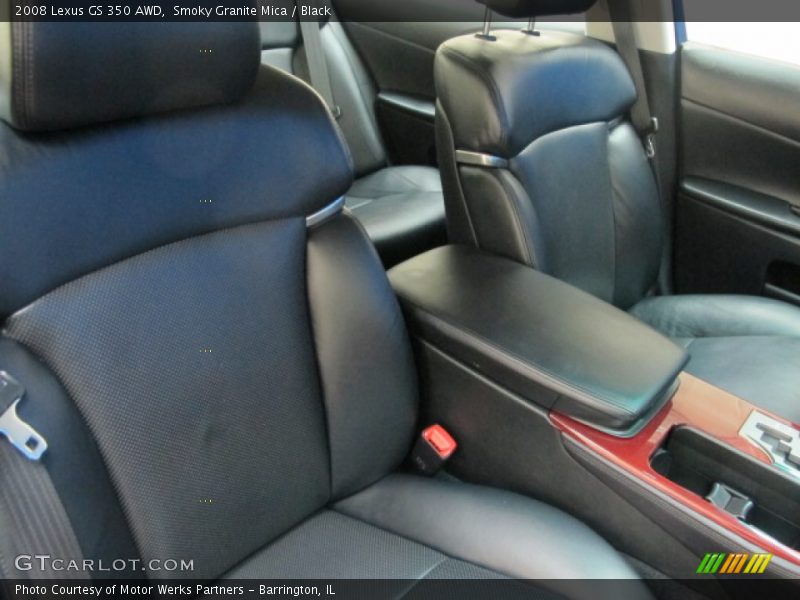 Smoky Granite Mica / Black 2008 Lexus GS 350 AWD