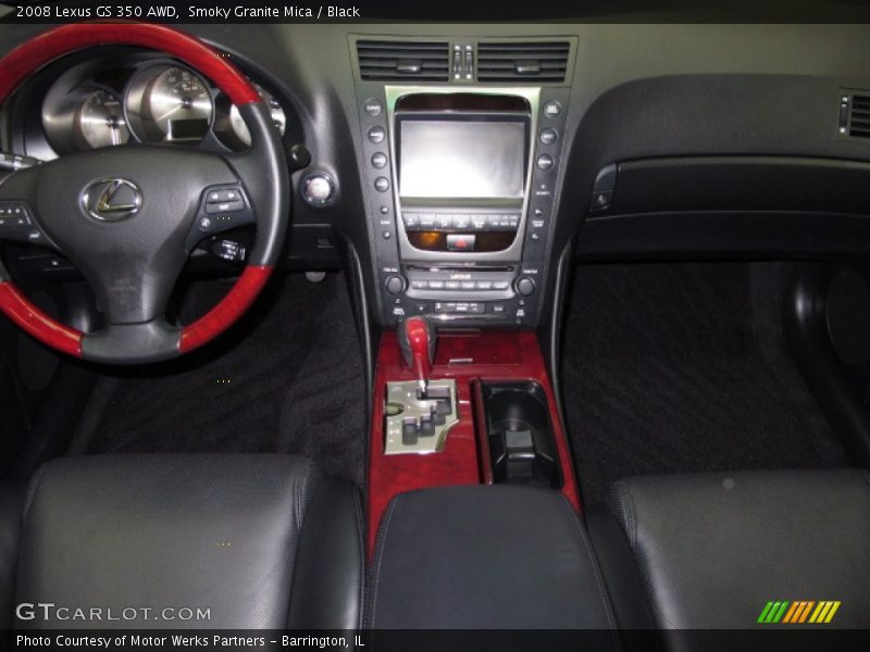 Smoky Granite Mica / Black 2008 Lexus GS 350 AWD