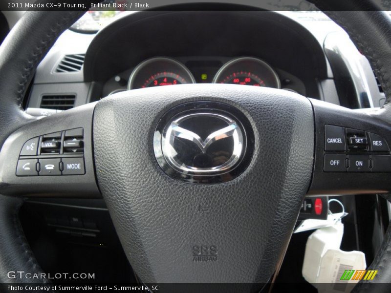 Brilliant Black / Black 2011 Mazda CX-9 Touring