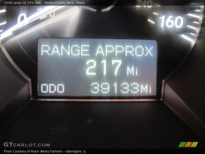 Smoky Granite Mica / Black 2008 Lexus GS 350 AWD