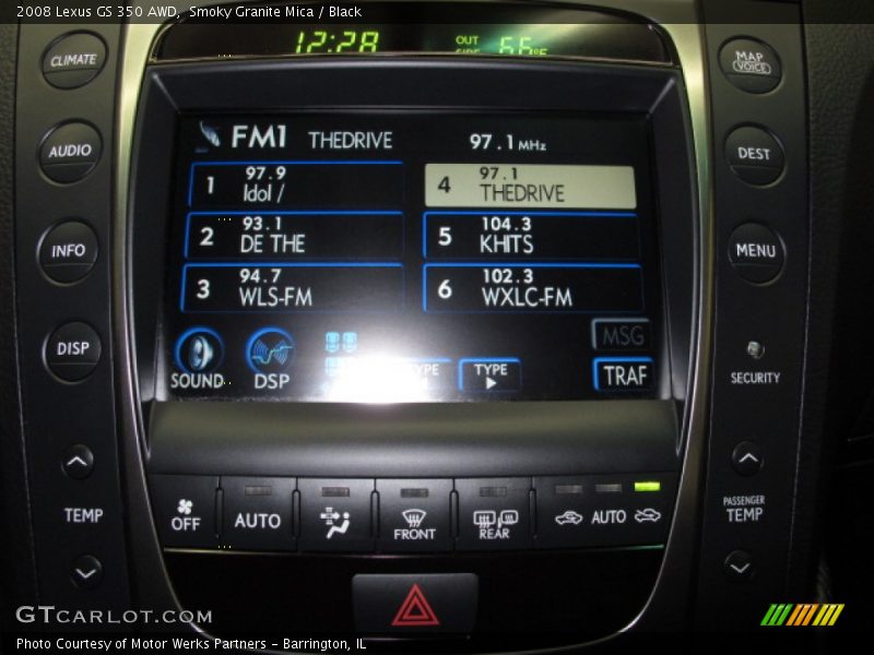 Smoky Granite Mica / Black 2008 Lexus GS 350 AWD