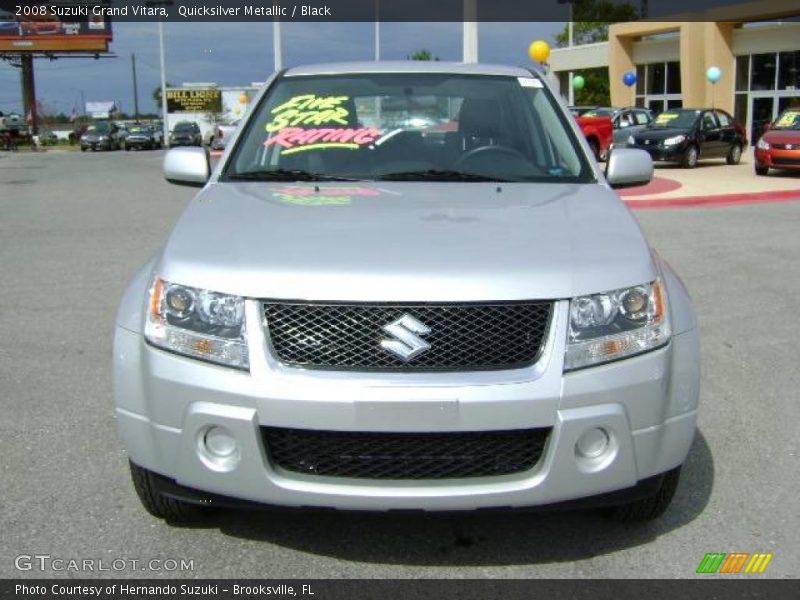 Quicksilver Metallic / Black 2008 Suzuki Grand Vitara