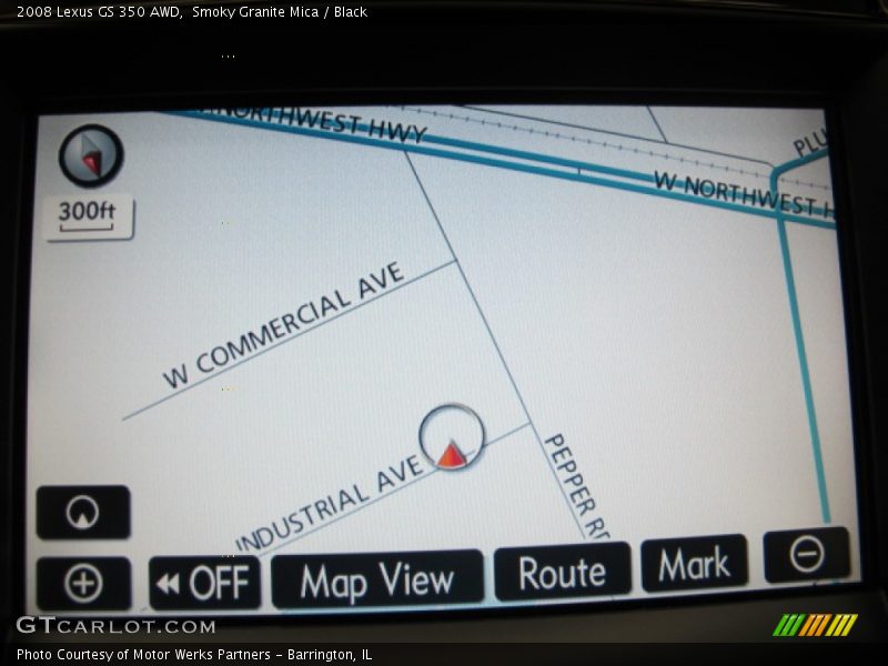 Smoky Granite Mica / Black 2008 Lexus GS 350 AWD