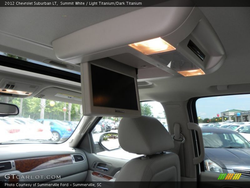 Summit White / Light Titanium/Dark Titanium 2012 Chevrolet Suburban LT