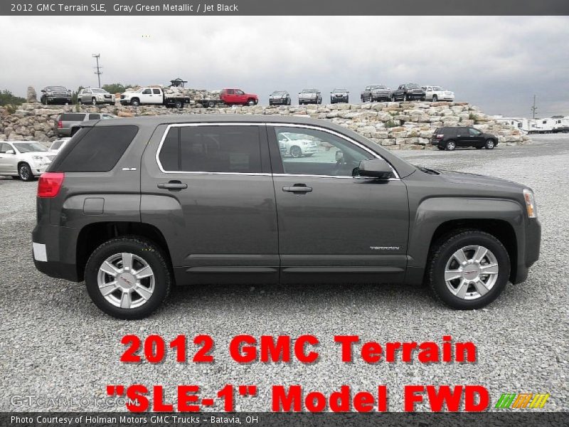 Gray Green Metallic / Jet Black 2012 GMC Terrain SLE