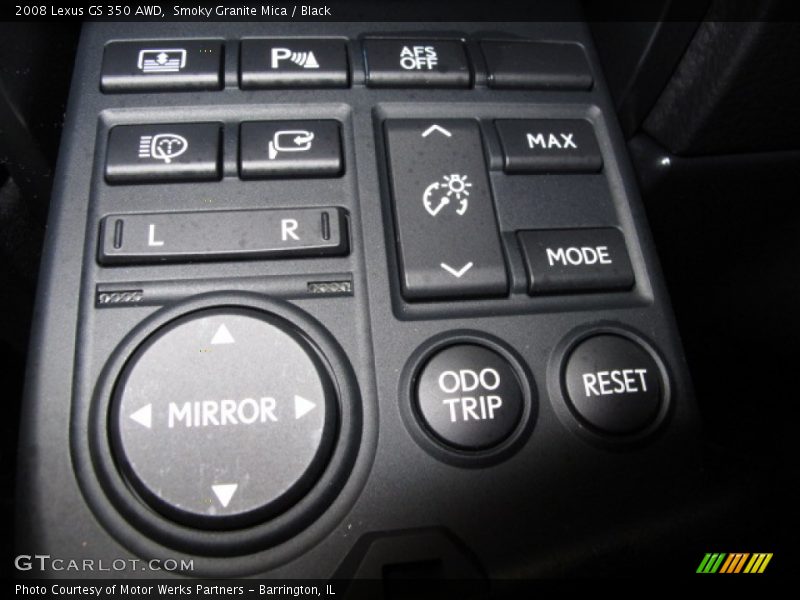 Smoky Granite Mica / Black 2008 Lexus GS 350 AWD