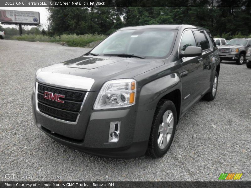 Gray Green Metallic / Jet Black 2012 GMC Terrain SLE