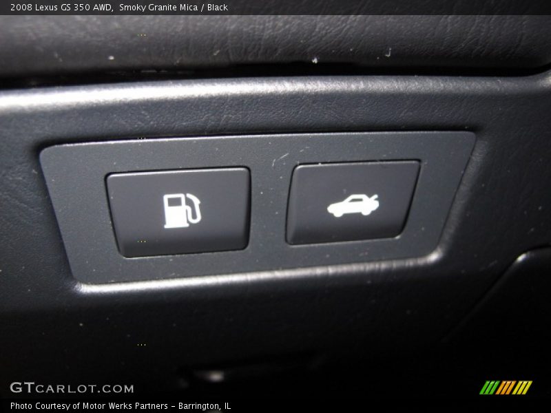 Smoky Granite Mica / Black 2008 Lexus GS 350 AWD