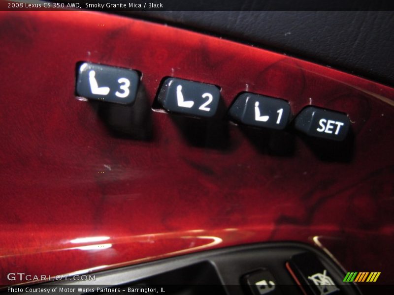 Smoky Granite Mica / Black 2008 Lexus GS 350 AWD