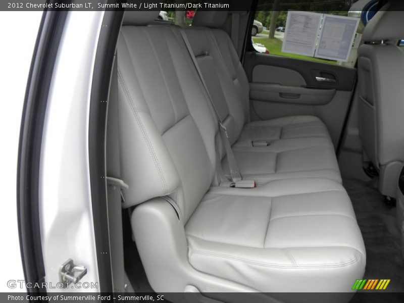 Summit White / Light Titanium/Dark Titanium 2012 Chevrolet Suburban LT