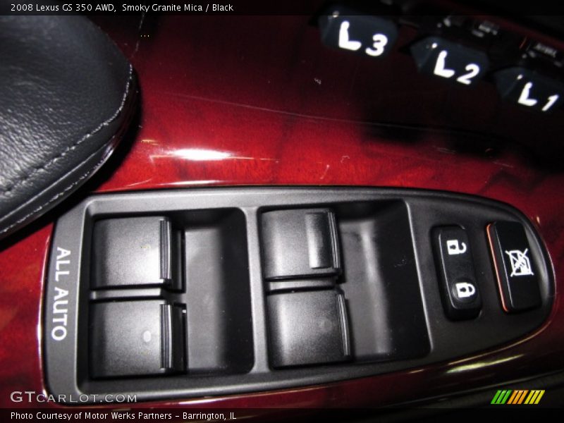 Smoky Granite Mica / Black 2008 Lexus GS 350 AWD
