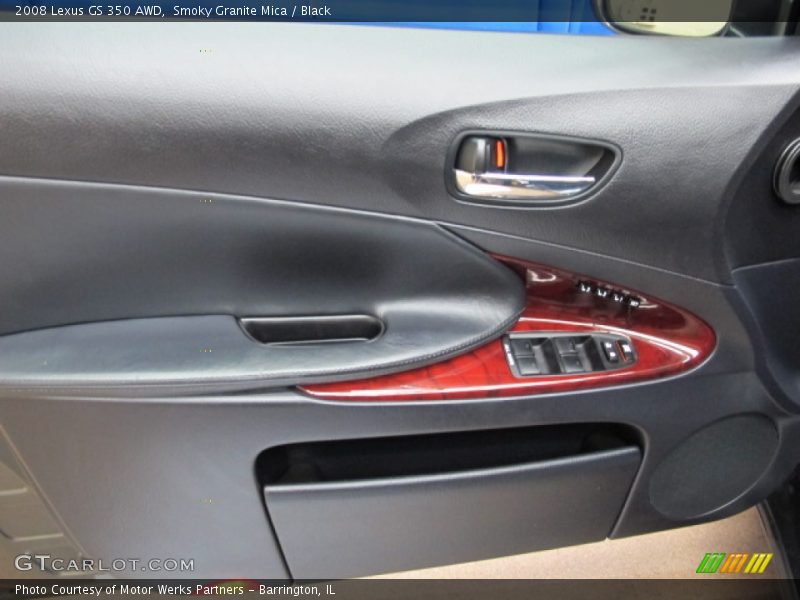 Smoky Granite Mica / Black 2008 Lexus GS 350 AWD