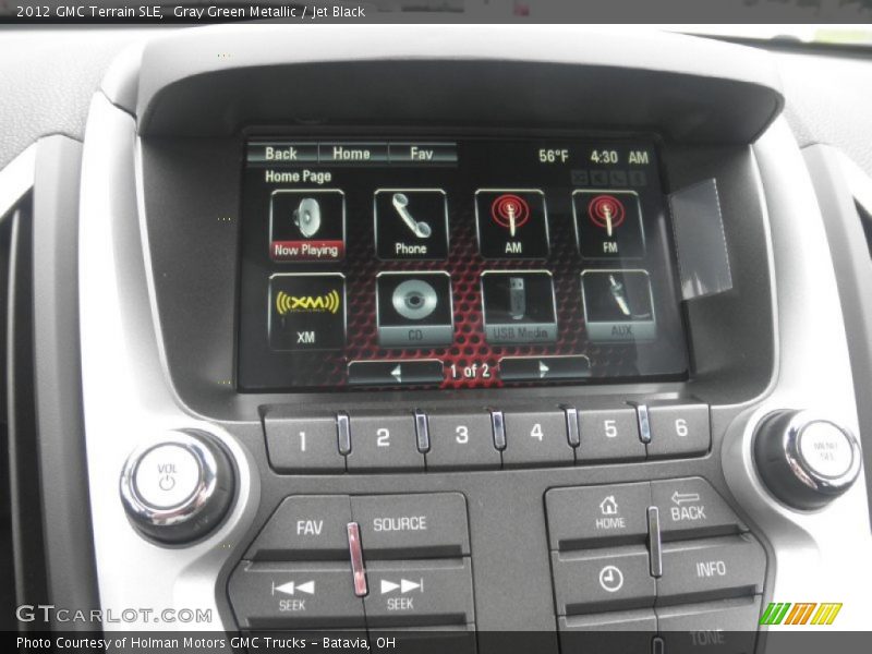 Gray Green Metallic / Jet Black 2012 GMC Terrain SLE