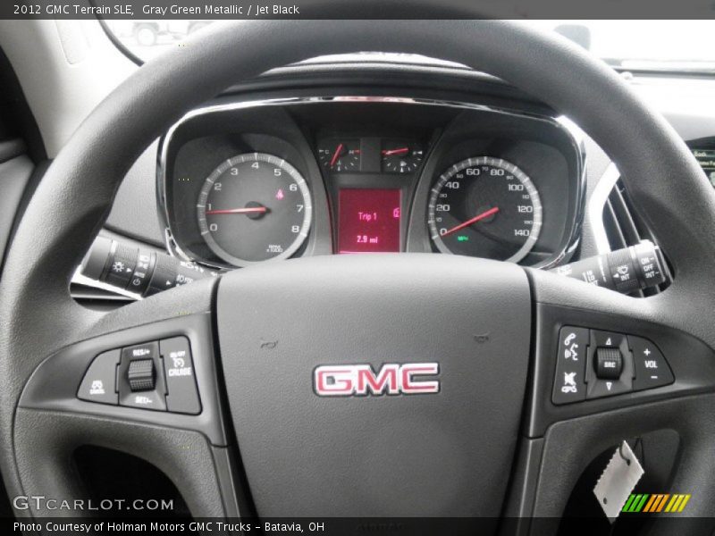 Gray Green Metallic / Jet Black 2012 GMC Terrain SLE