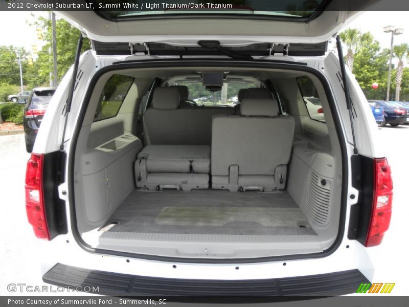 Summit White / Light Titanium/Dark Titanium 2012 Chevrolet Suburban LT