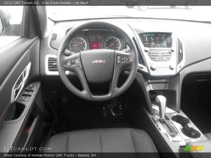Gray Green Metallic / Jet Black 2012 GMC Terrain SLE