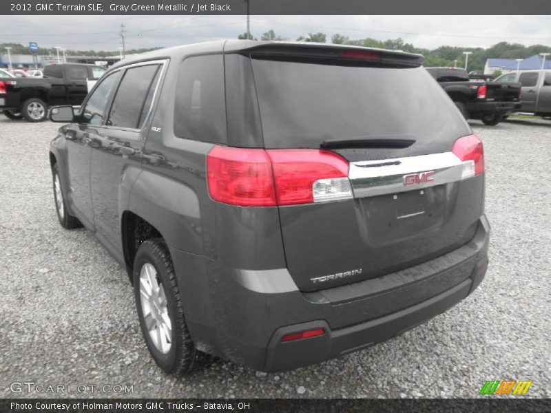 Gray Green Metallic / Jet Black 2012 GMC Terrain SLE