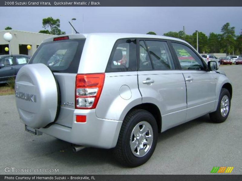 Quicksilver Metallic / Black 2008 Suzuki Grand Vitara