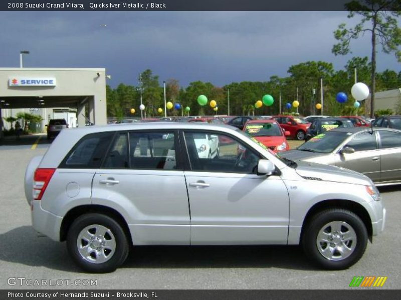 Quicksilver Metallic / Black 2008 Suzuki Grand Vitara