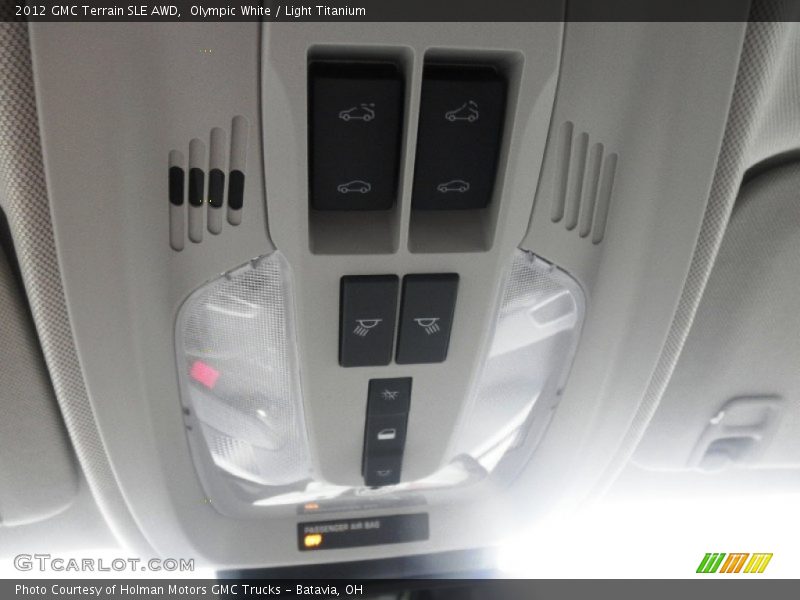 Olympic White / Light Titanium 2012 GMC Terrain SLE AWD