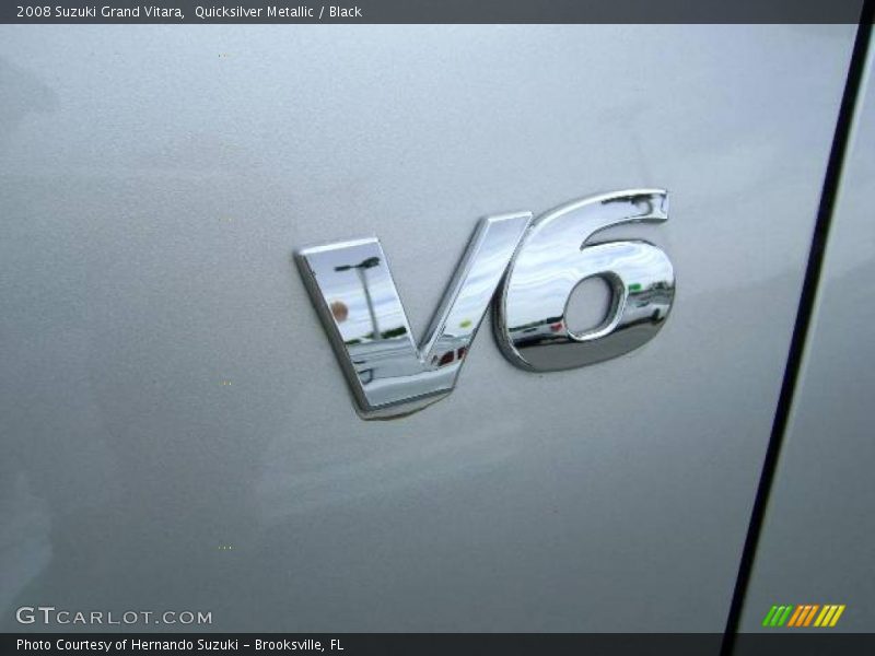 Quicksilver Metallic / Black 2008 Suzuki Grand Vitara