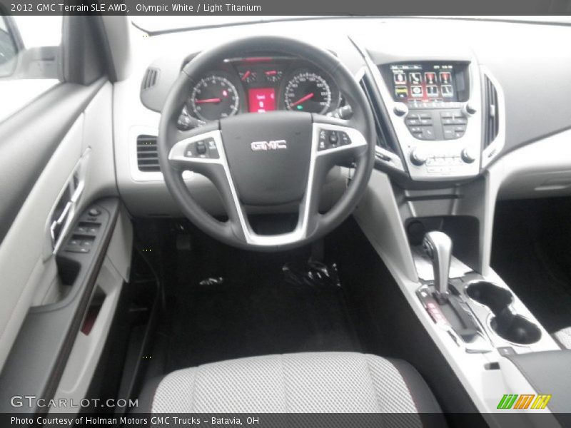 Olympic White / Light Titanium 2012 GMC Terrain SLE AWD