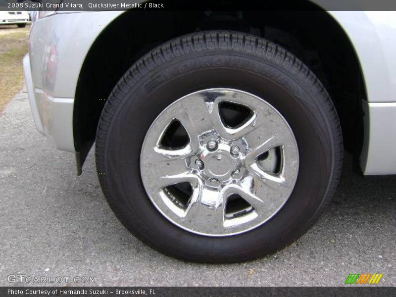 Quicksilver Metallic / Black 2008 Suzuki Grand Vitara