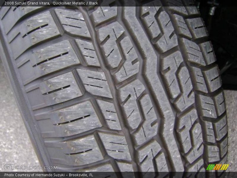 Quicksilver Metallic / Black 2008 Suzuki Grand Vitara