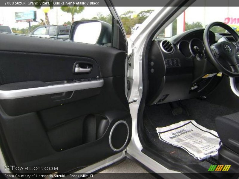 Quicksilver Metallic / Black 2008 Suzuki Grand Vitara