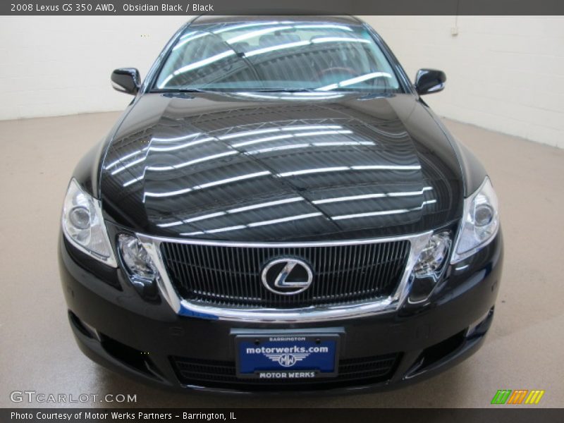 Obsidian Black / Black 2008 Lexus GS 350 AWD