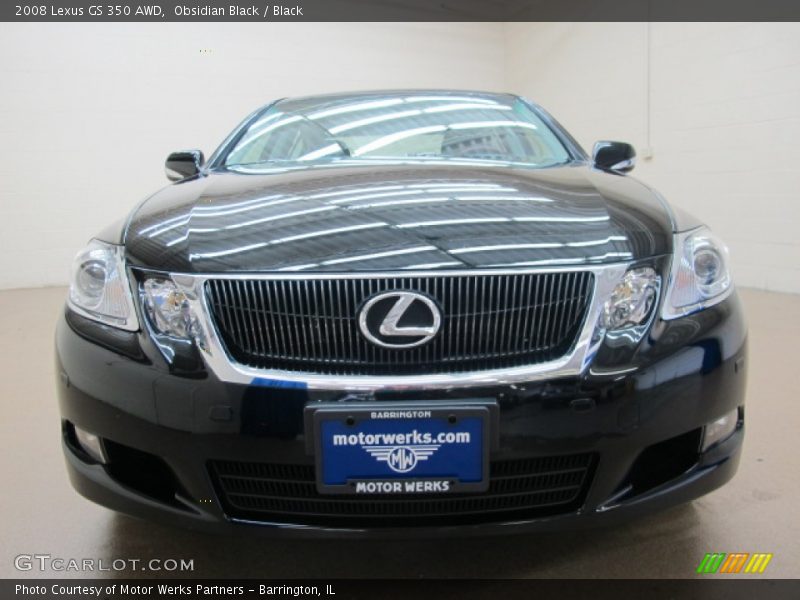 Obsidian Black / Black 2008 Lexus GS 350 AWD